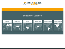 Tablet Screenshot of italpollina.fr